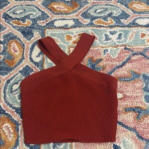 Aritzia Criss Cross cropped Tank